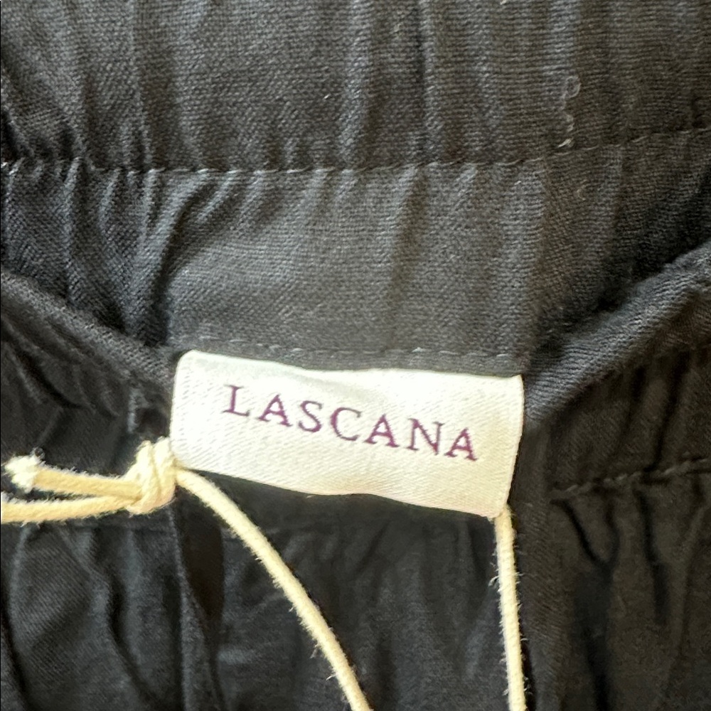 NWT Lascana Black Pull-On Tapered Pants 100% Viscose Size US 8 - Picture 3 of 8